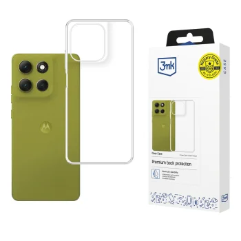 3mk Clear Case dėklas telefonui Motorola Moto G86 / G86 Power, skaidrus