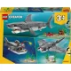 LEGO Creator 31381 Nuožmusis ryklys su lobių skrynia