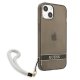 Guess Translucent Strap dėklas Apple iPhone 13 mini, juodas