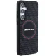 Mercedes AMG Samsung Galaxy S24 dėklas Silicone Carbon Pattern MagSafe, juodas
