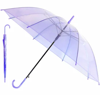 Permatomas automatinis skėtis BQ13C, violetinis