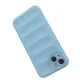 Lankstus smūgiams atsparus dėklas Magic Shield Case skirtas iPhone 14 Plus, šviesiai mėlynas