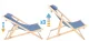 Wooden Folding Lounger Chair Ibiza