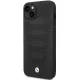 BMW Leather Seats Pattern dėklas skirtas iPhone 14, juodas