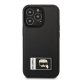 Karl Lagerfeld Ikonik Patch dėklas iPhone 13 Pro Max, juodas