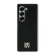 DKNY Repeat Pattern Stack Logo dėklas Samsung Galaxy Z Fold6, juodas