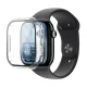 Apsauginis stiklas su dėklu AmazingThing Radix Apple Watch Series 11 42mm, skaidrus