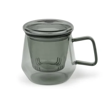 Arbatos rinkinys Bredemeijer Tea for one Livorno 350ml su sieteliu, juodas 165041
