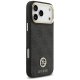 Guess dėklas iPhone 17 Pro Max telefonui 4G Strass Logo MagSafe, juodas