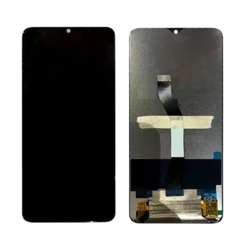 LCD ekranas Xiaomi Redmi Note 8 su rėmeliu, baltas (atnaujintas)