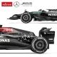Rastar Mercedes AMG F1 W15 E radijo bangomis valdomas automobilis, 1:12, sidabrinis