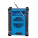 Statybinis radijas Denver WRB-60 FM / Bluetooth, mėlynas / juodas