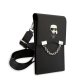 Karl Lagerfeld Ikonik Karl Chain krepšelis telefonui, juodas
