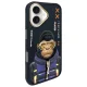 Nimmy Cool&Cute 2.0 Monkey dėklas iPhone 16, juodas