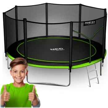 Sodo batutas 404 cm (13ft) su išoriniu tinklu ir kopėčiomis Neo-Sport