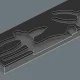 Replių rinkinys putplasčio įdėkle Wera 9780 KNIPEX, 3 vnt.