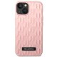 Karl Lagerfeld 3D Monogram dėklas Apple iPhone 14 Plus / 15 Plus, rožinis