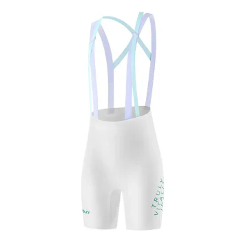 Rockbros YDDK017-1 TVI Women's Cycling Bib Shorts with Pad Size S - White