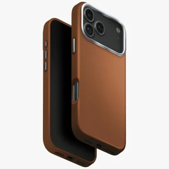 Dėklas Uniq Lyden Magclick Charging, skirtas iPhone 17 Pro Max, karamelinis