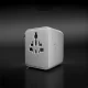 SBS universalus kelioninis adapteris 2xUSB-C / 1xUSB-A, baltas