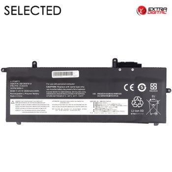 Extra Digital nešiojamojo kompiuterio baterija Lenovo ThinkPad X280 / A285 (01AV470)