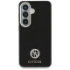 Guess Rhinestone Round Logo MagSafe Case for Samsung Galaxy S26, Black