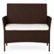 Dvivietė sodo sofa su pagalvėle MultiGarden, ruda