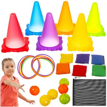 Kruzzel 3-in-1 Target Toss Game for Kids