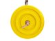 Kids Flower-Shaped Garden Swing Seat Yellow