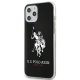 Apple iPhone 12 Pro Max 6.7\'\' US Polo Shiny Big Logo Case Cover (USHCP12LTPUHRBK), Black
