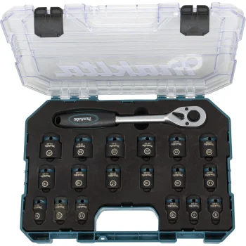 Makita E-30069 Impact Black Impact Socket Set with Ratchet