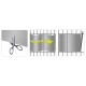 Tvoros juosta TENAX TWIST 35 m x 19 cm (450 g/m²), ruda, su 25 spaustukais
