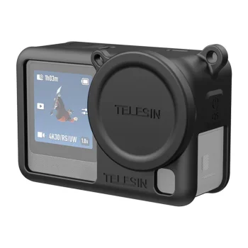 Telesin Silicone Protective Case for DJI Osmo Action 6, Black