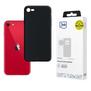Dėklas 3mk Matt Case Pro, skirtas Apple iPhone SE 2022, matinis juodas