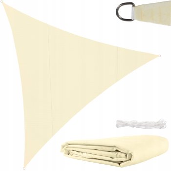Gardlov Sun Shade Sail 4x4x4m, Beige