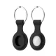 Tech-Protect Icon silikoninis dėklas su karabinu, skirtas Apple AirTag, juodas