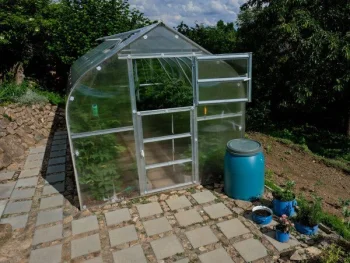 Šiltnamis KLASIKA STANDART 2,5x2 m su pamatu ir 4 mm polikarbonatu