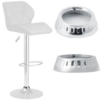 Sofotel Bar Stool Base Cap, Silver