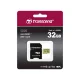 Atminties kortelė Transcend microSDHC 500S 32 GB UHS-I U3 V30 su adapteriu