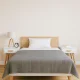 ModernHome naktinių staliukų rinkinys iš 2 vnt., balti