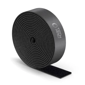 Tech-Protect Velcro Cable Organizer Tape 3m - Black
