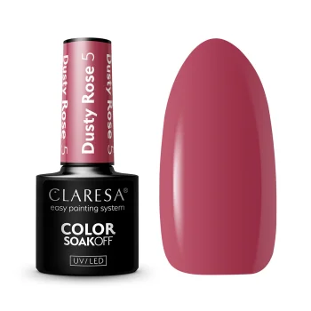 Claresa Dusty Rose 5 Gel Nail Polish, 5g