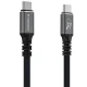 Wozinsky WPS-UY41S USB-C į USB-C USB4 laidas 240W 40Gb/s 1m, juodas