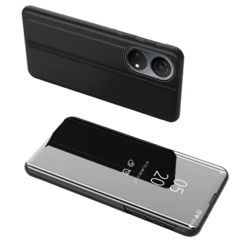 Atverčiamasis dėklas Honor X7 / Honor Play 30 Plus Clear View Case, juodas