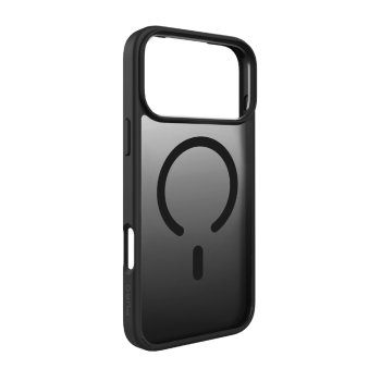 Puro iPhone 17 Pro Max dėklas Gradient TPU MagSafe, juodas