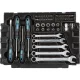 Mechaniko įrankių rinkinys Makita E-11542, 87 dalių MAKPAC lagamine