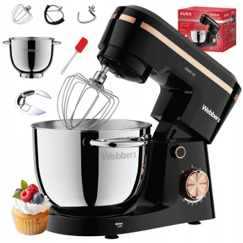 Webber AURA SM15 planetarinis virtuvinis kombainas, 2000W, 5.2L