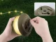 Rechargeable Camping LED Lamp with 20m String Light, Warm Light