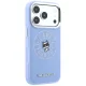 Karl Lagerfeld dėklas iPhone 18 Pro Max / 17 Pro Max, Point & Choupette Sketch MagSafe, mėlynas