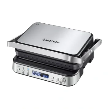 AMZCHEF CE-LS-GC02C-H-WP elektrinis kontaktinis grilis, 2000 W